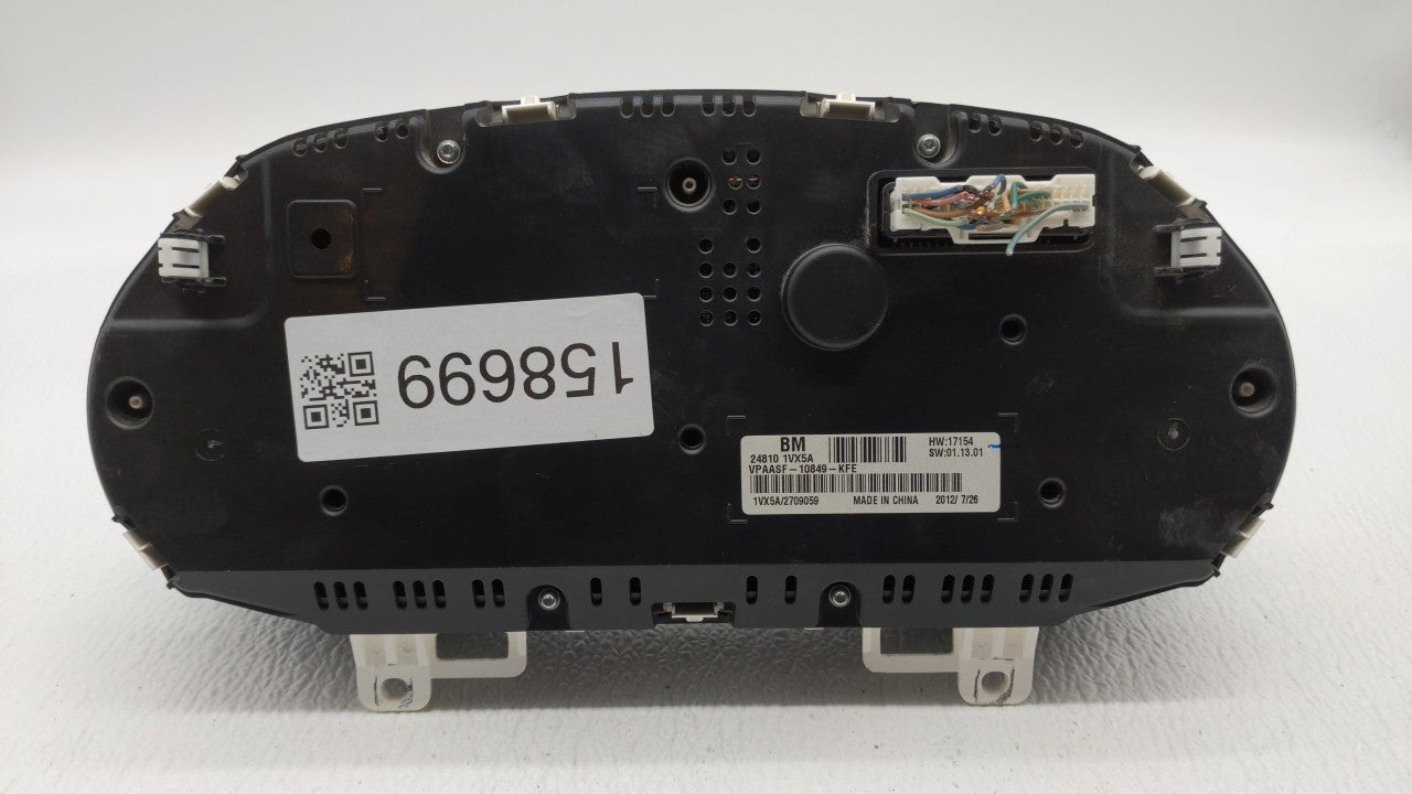 2012-2015 Nissan Rogue Instrument Cluster Speedometer Gauges P/N:24810 1VX5A Fits Fits 2012 2013 2014 2015 OEM Used Auto Par