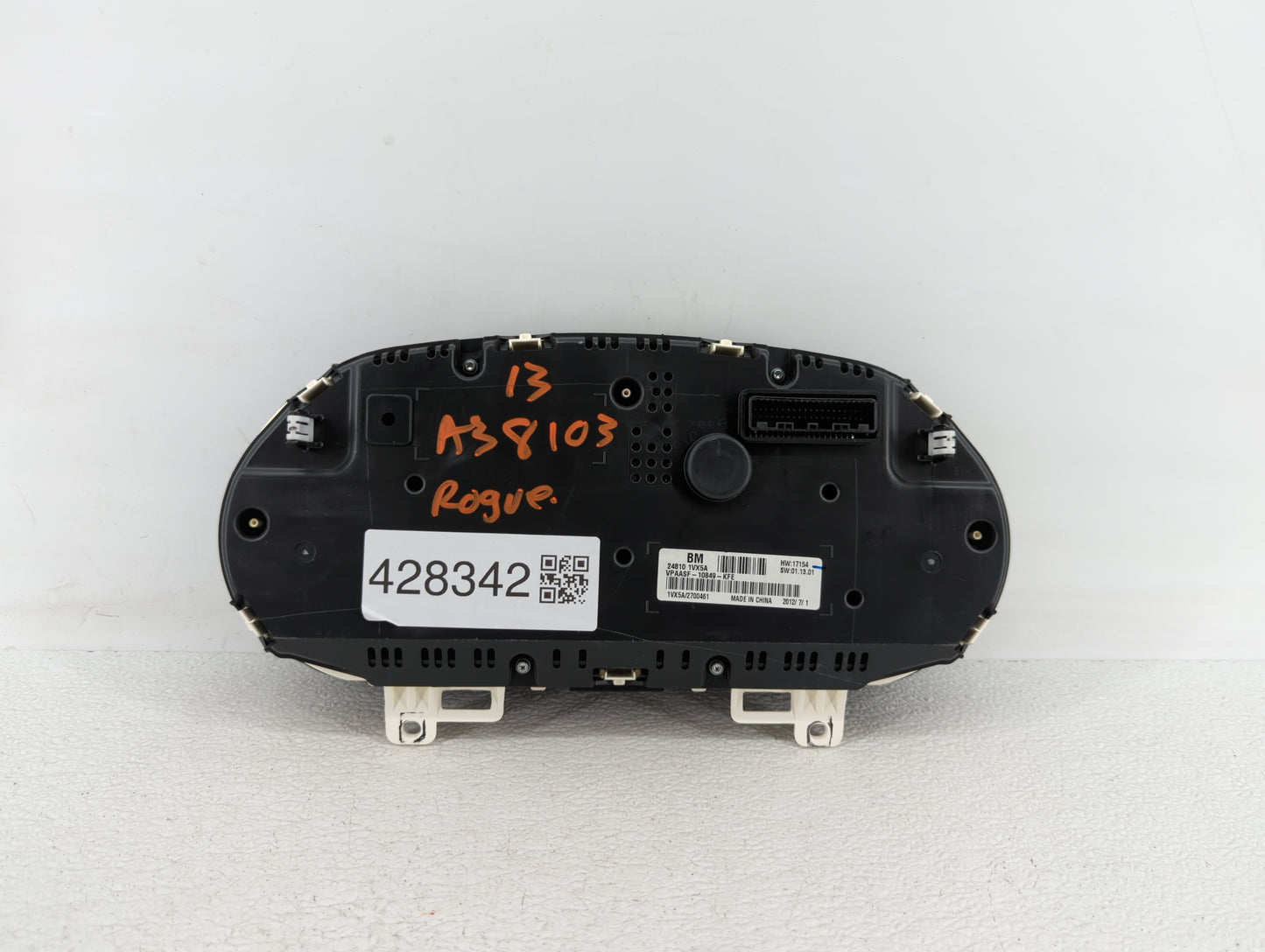 2012-2015 Nissan Rogue Instrument Cluster Speedometer Gauges P/N:24810 1VX0A 24810 1VX5C Fits Fits 2012 2013 2014 2015 OEM U