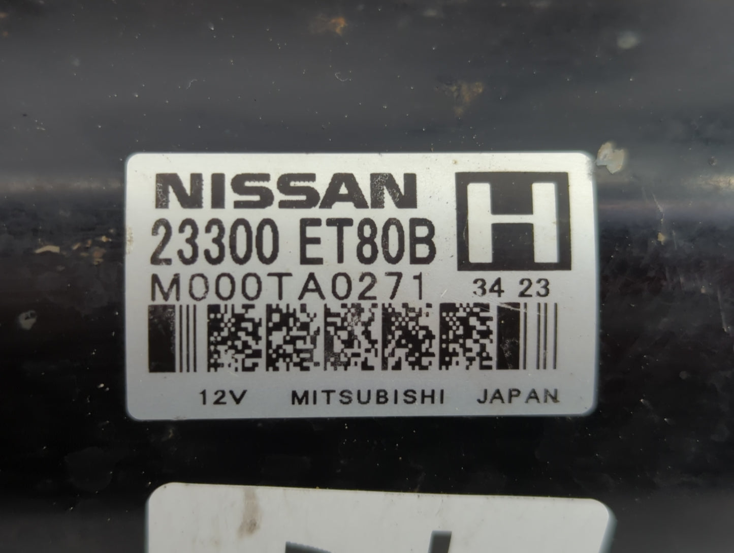 2008-2015 Nissan Rogue Car Starter Motor Solenoid OEM P/N:M000TA0271 23300 ET80B Fits Fits 2008 2009 2010 2011 2012 2013 201