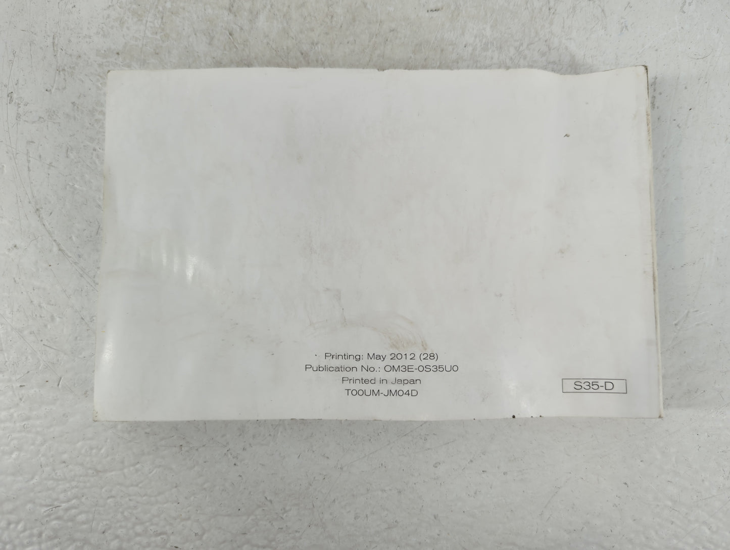 2013 Nissan Rogue Owners Manual Book Guide P/N:T00UM-JM04D OEM Used Auto Parts - Oemusedautoparts1.com