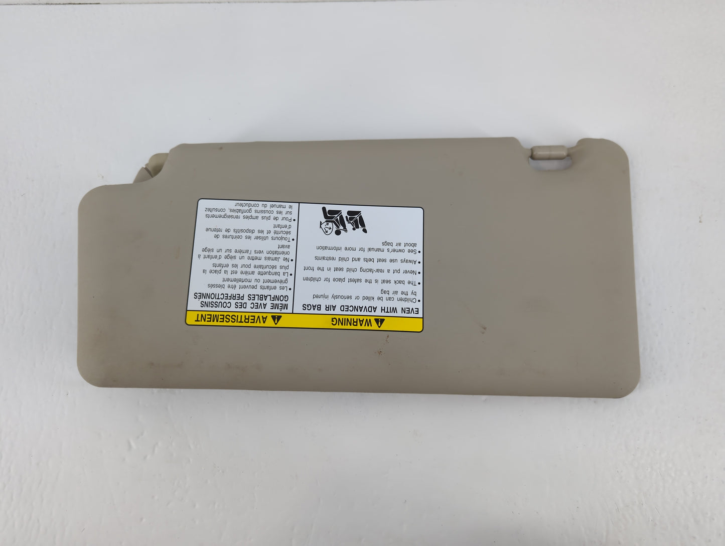 2008-2015 Nissan Rogue Sun Visor Shade Replacement Passenger Right Mirror Fits Fits 2008 2009 2010 2011 2012 2013 2014 2015