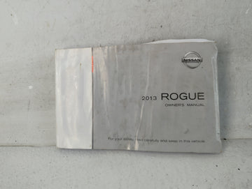 2013 Nissan Rogue Owners Manual Book Guide P/N:OM3E-OS35UO OEM Used Auto Parts