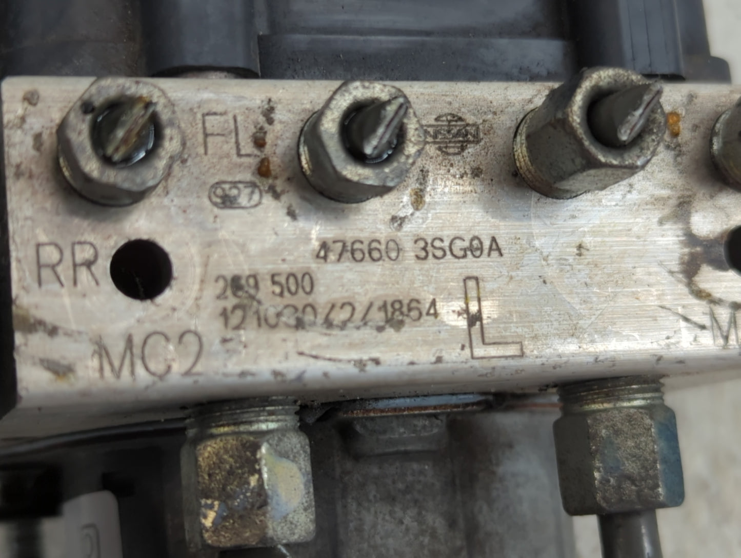 2013-2014 Nissan Sentra ABS Pump Control Module Replacement P/N:47660 3SG0A Fits Fits 2013 2014 OEM Used Auto Parts - Oemuse