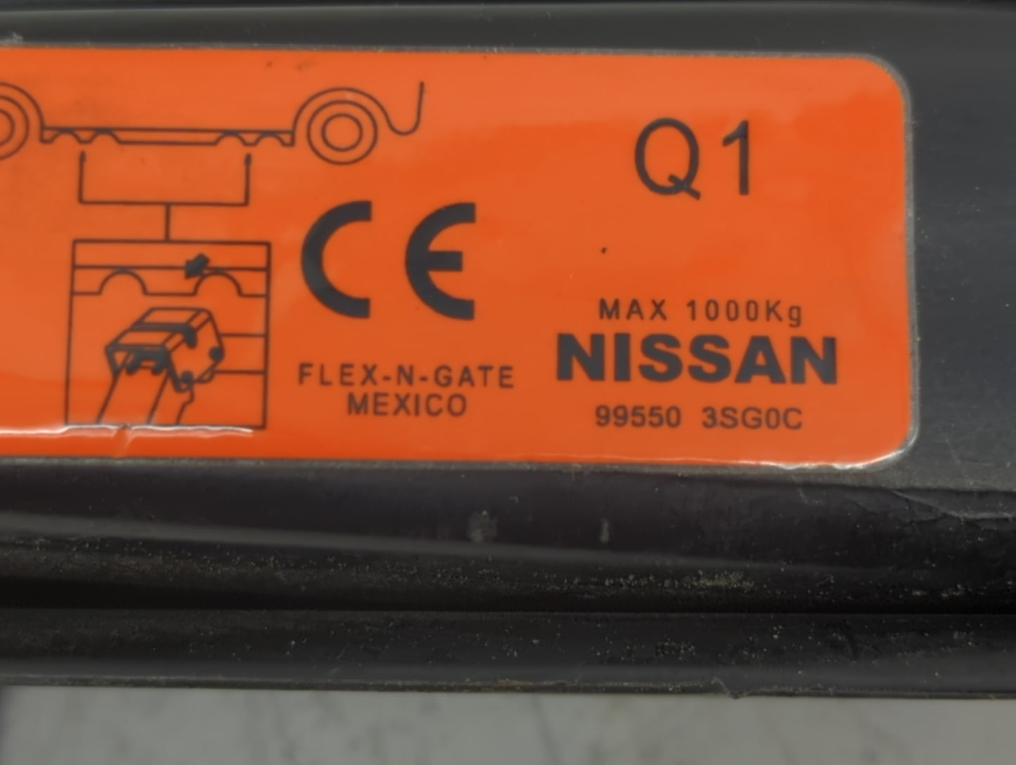 2013 Nissan Sentra Spare Scissor Car Jack 1396464 - Oemusedautoparts1.com