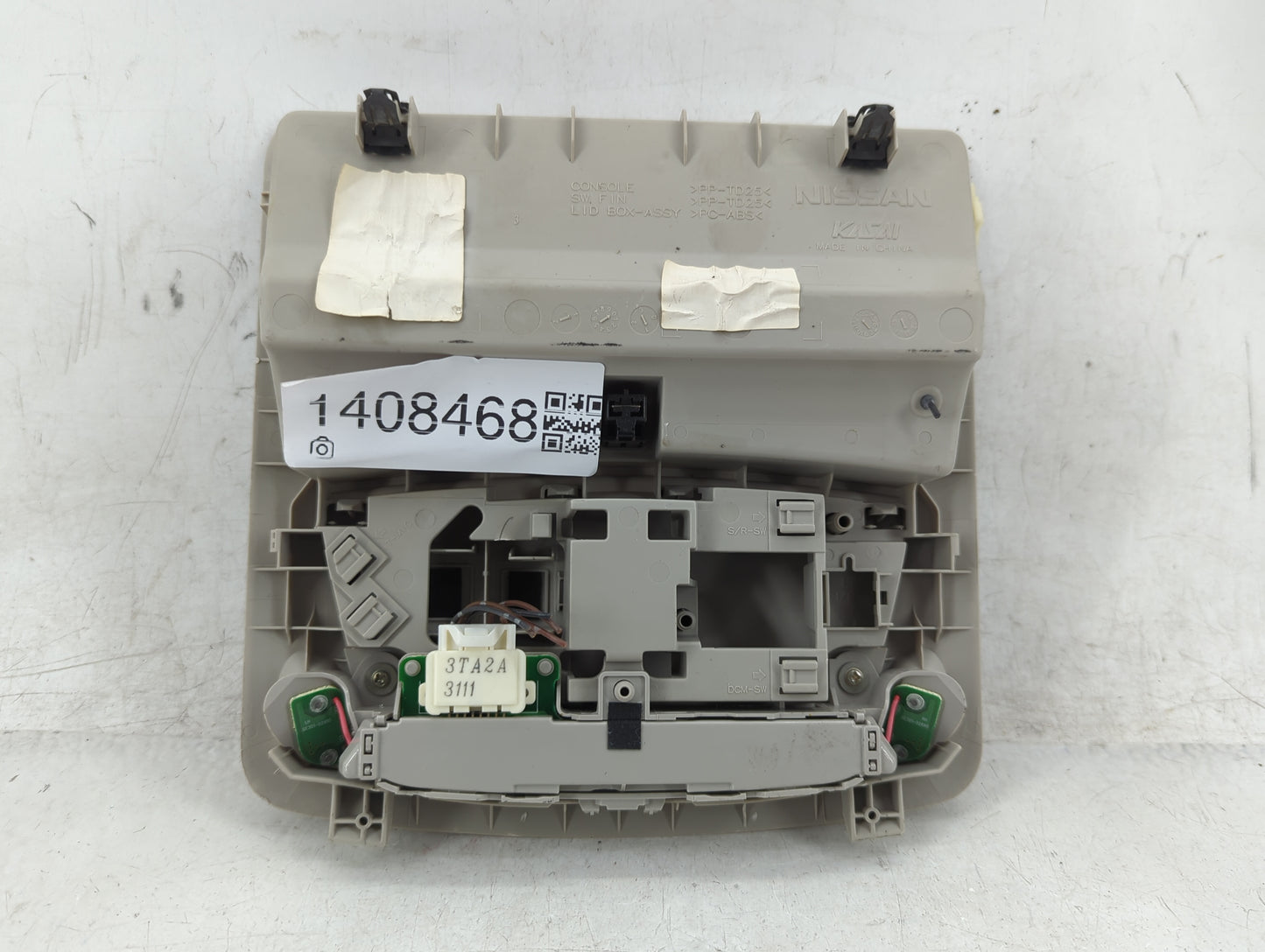 2013 Nissan Sentra Overhead Roof Console - Oemusedautoparts1.com