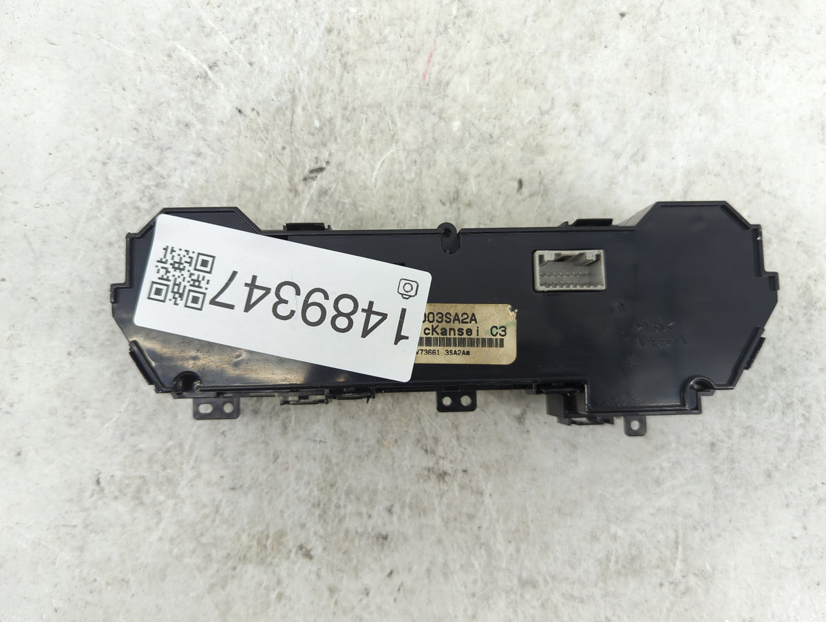 2013-2014 Nissan Sentra Climate Control Module Temperature AC/Heater Replacement P/N:3SA2A Fits Fits 2013 2014 OEM Used Auto