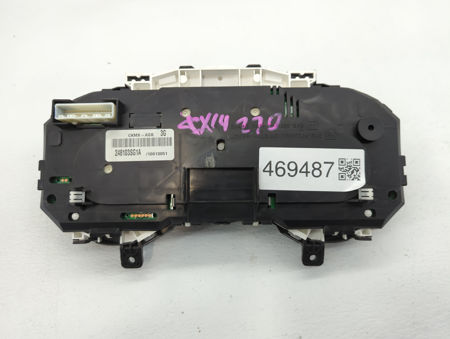 2013-2014 Nissan Sentra Instrument Cluster Speedometer Gauges P/N:248103SG1A Fits Fits 2013 2014 OEM Used Auto Parts - Oemus