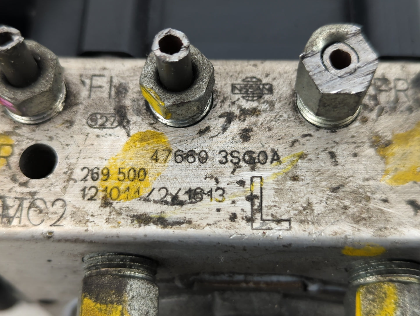 2013-2014 Nissan Sentra ABS Pump Control Module Replacement P/N:47660 3SG0C 47660 3SG0A Fits Fits 2013 2014 OEM Used Auto Pa