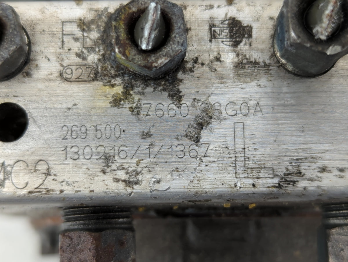 2013-2014 Nissan Sentra Anti-Lock Brake ABS Pump Module Actuator OEM P/N:47660 3SG0C 47660 3SG0A Fits Fits 2013 2014 OEM Use