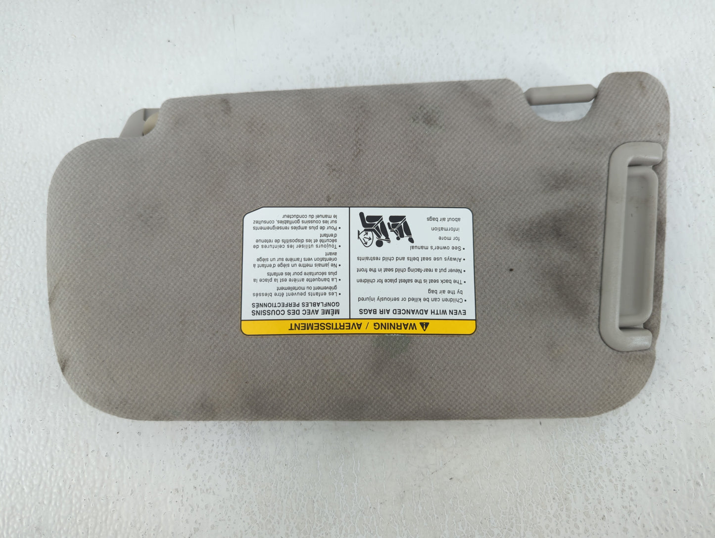2013-2019 Nissan Sentra Sun Visor Shade Replacement Passenger Right Mirror Fits Fits 2012 2013 2014 2015 2016 2017 2018 2019