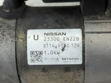2013-2019 Nissan Sentra Car Starter Motor Solenoid OEM P/N:S114 955C 23300 EN22B Fits Fits 2013 2014 2015 2016 2017 2018 2019 2020 OEM Used Auto Parts