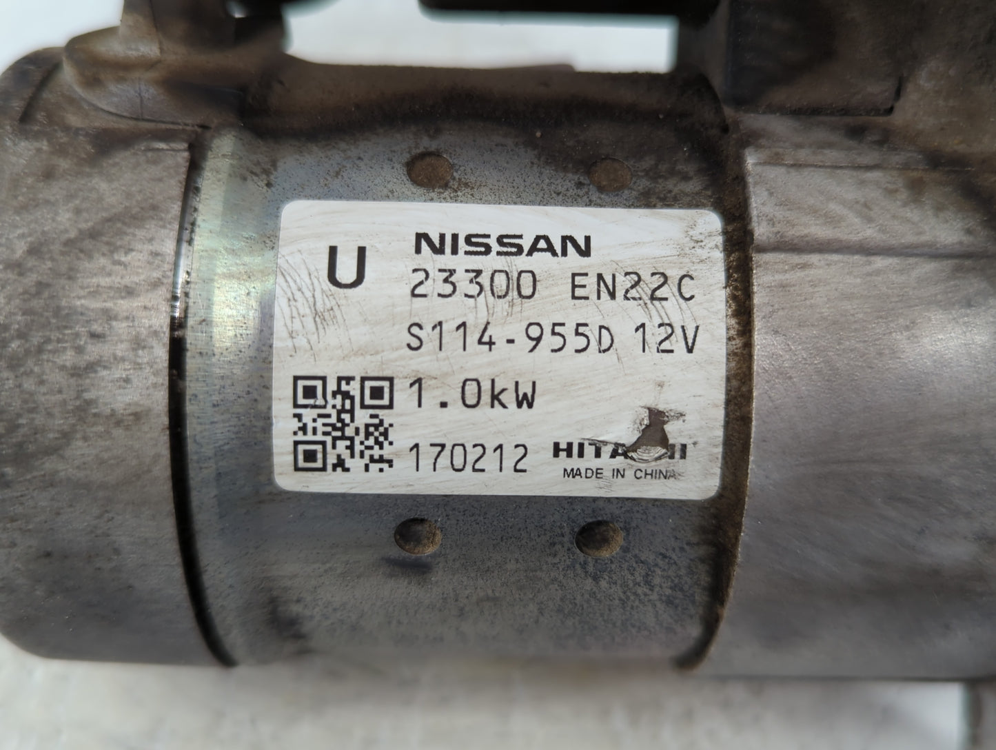 2013-2019 Nissan Sentra Car Starter Motor Solenoid OEM P/N:S114-955D 23300 EN22C Fits Fits 2013 2014 2015 2016 2017 2018 201