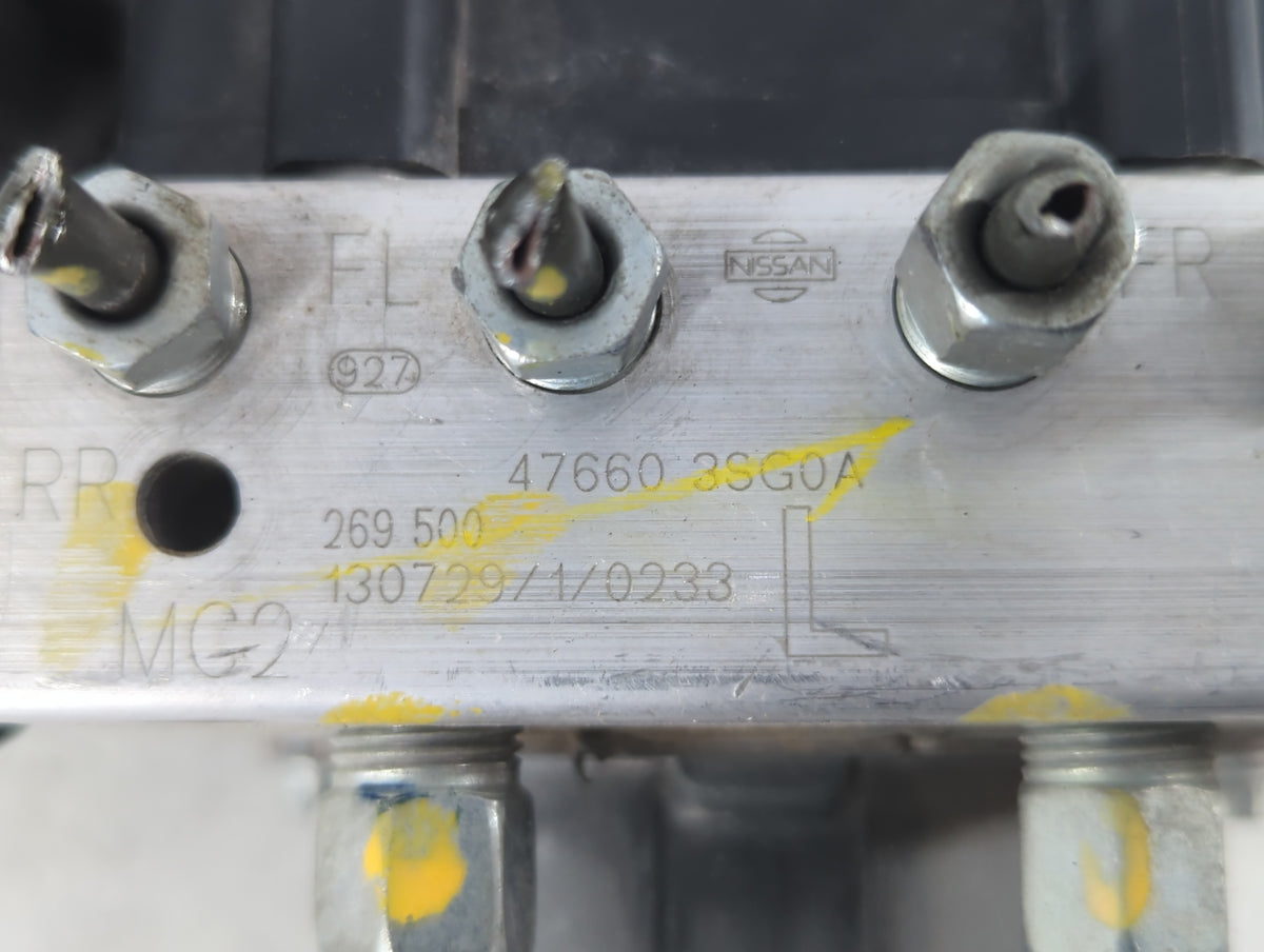 2013-2014 Nissan Sentra Anti-Lock Brake ABS Pump Module Actuator OEM P/N:47660 3SG0A Fits Fits 2013 2014 OEM Used Auto Parts