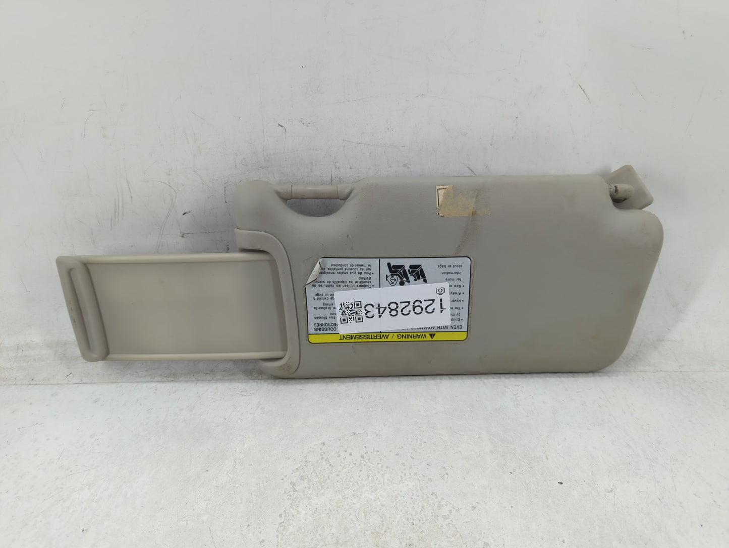 2012-2015 Nissan Versa Sun Visor Shade Replacement Driver Left Mirror Fits Fits 2012 2013 2014 2015 OEM Used Auto Parts - Oe