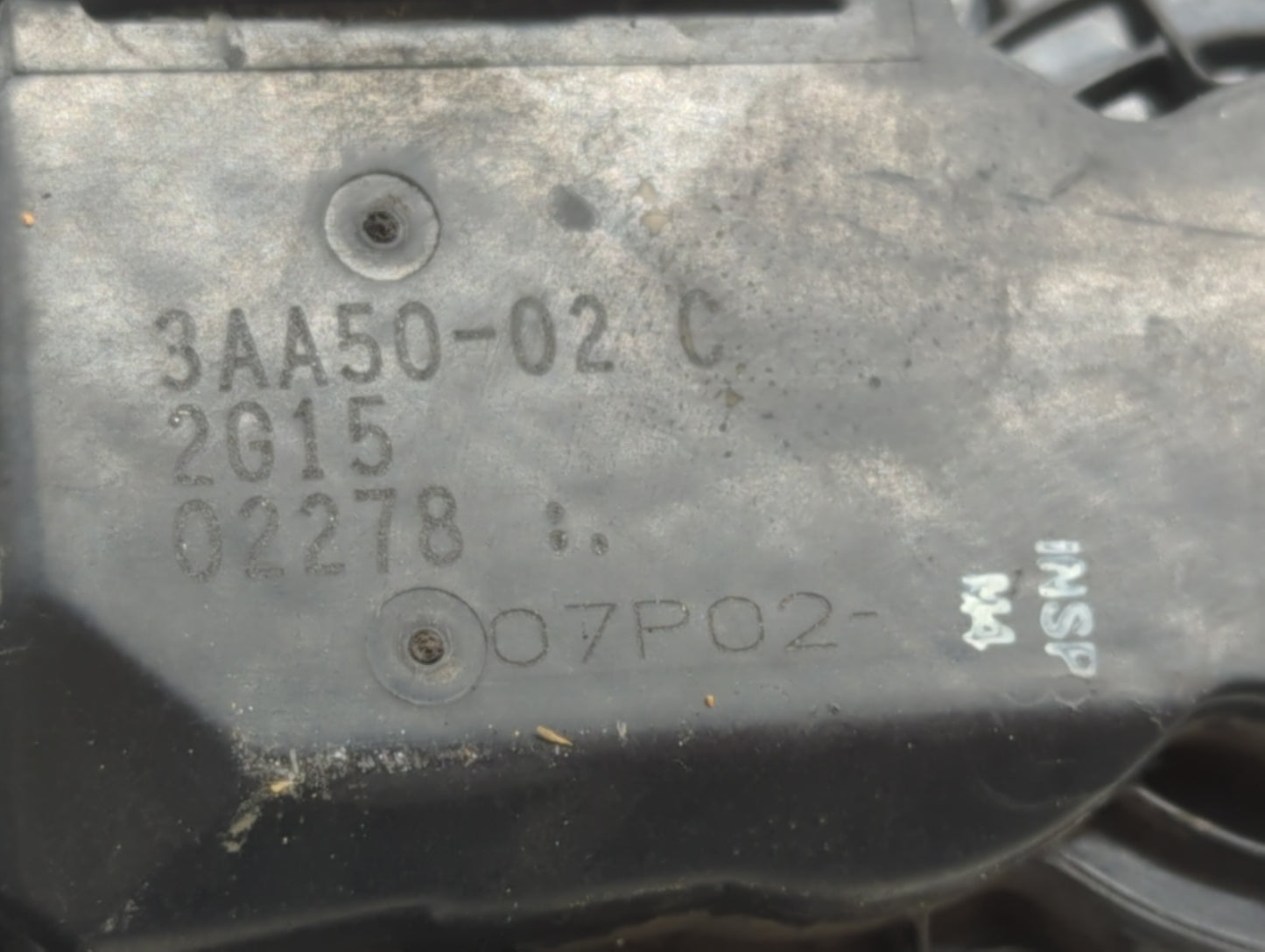 2012-2019 Nissan Versa Throttle Body P/N:3AA50-02 B 3AA50-02 C, 3AA50-02 F Fits Fits 2012 2013 2014 2015 2016 2017 2018 2019