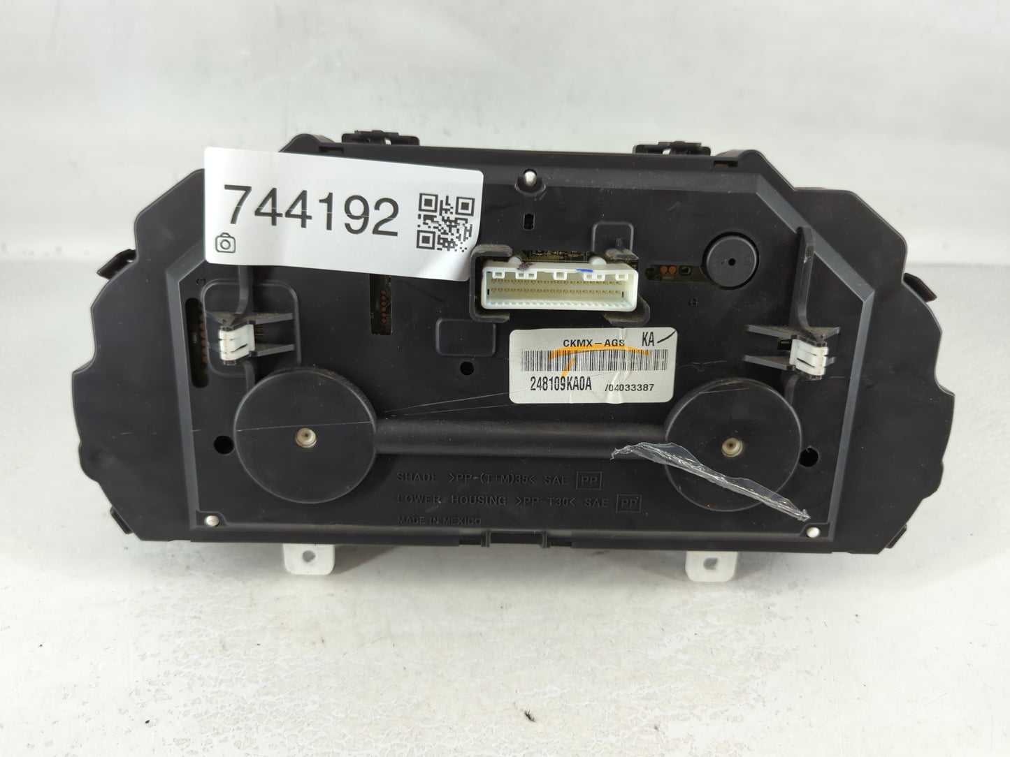 2013 Nissan Versa Instrument Cluster Speedometer Gauges P/N:248109KA0A Fits OEM Used Auto Parts - Oemusedautoparts1.com