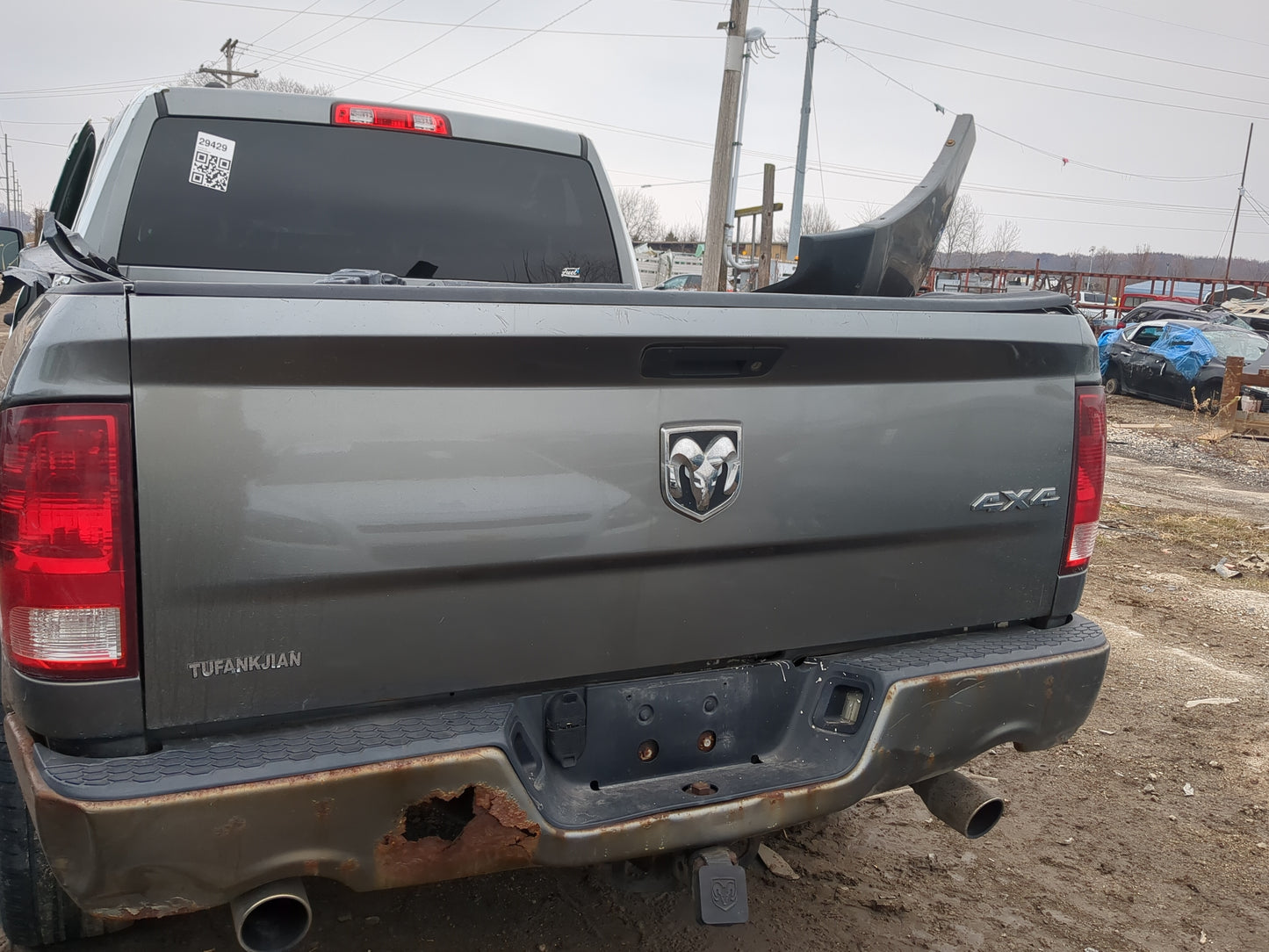 2012-2017 Ram 1500 Trunk/decklid/hatch/tailgate Oem - Oemusedautoparts1.com