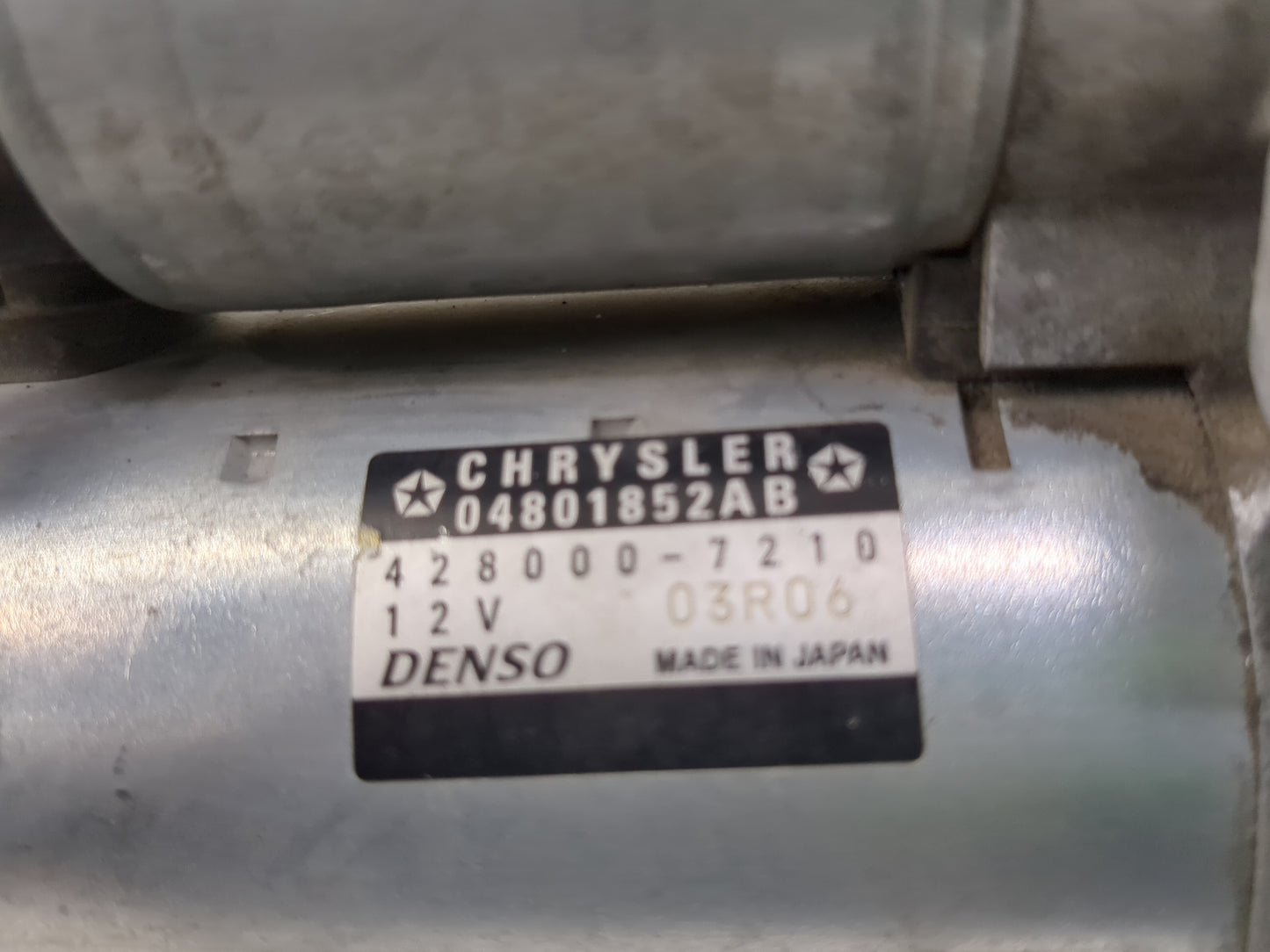 2013-2014 Ram 1500 Car Starter Motor Solenoid OEM P/N:428000-7210 Fits Fits 2011 2012 2013 2014 2015 2016 OEM Used Auto Part