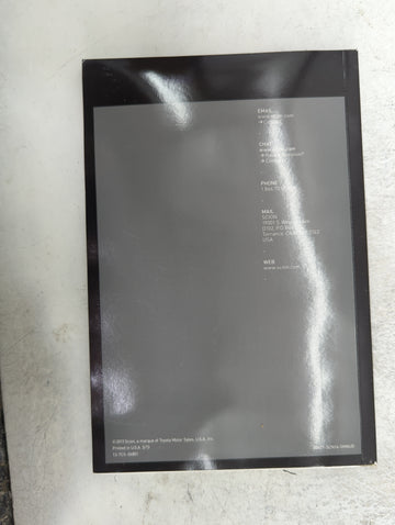 2013 Scion Fr-S Owners Manual Book Guide P/N:00421-SCN14-OMAUD OEM Used Auto Parts