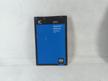 2013 Scion Tc Owners Manual Book Guide P/N:01999-21042 OEM Used Auto Parts