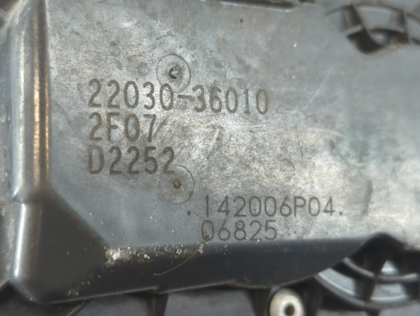 2011-2016 Scion Tc Throttle Body P/N:22030-36010 Fits Fits 2009 2010 2011 2012 2013 2014 2015 2016 2017 2018 2019 OEM Used A