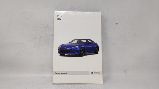 2013 Subaru Brz Owners Manual Book Guide OEM Used Auto Parts
