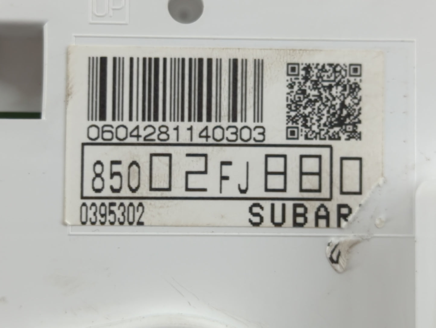 2013 Subaru Impreza Instrument Cluster Speedometer Gauges P/N:85002FJ880 0395302, 24810 1VK0A Fits OEM Used Auto Parts - Oem