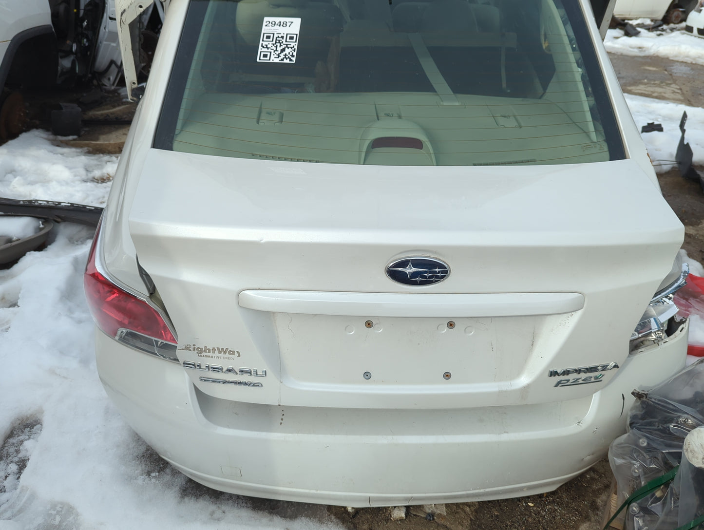 2012-2014 Subaru Impreza Trunk/decklid/hatch/tailgate Oem - Oemusedautoparts1.com