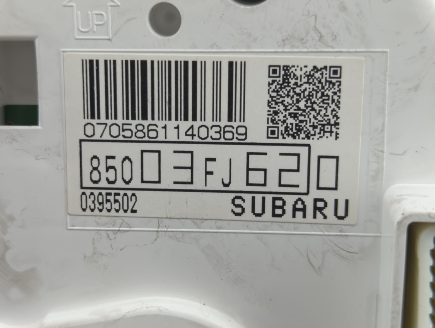 2013 Subaru Impreza Instrument Cluster Speedometer Gauges P/N:0395502 85003FJ620 Fits OEM Used Auto Parts - Oemusedautoparts