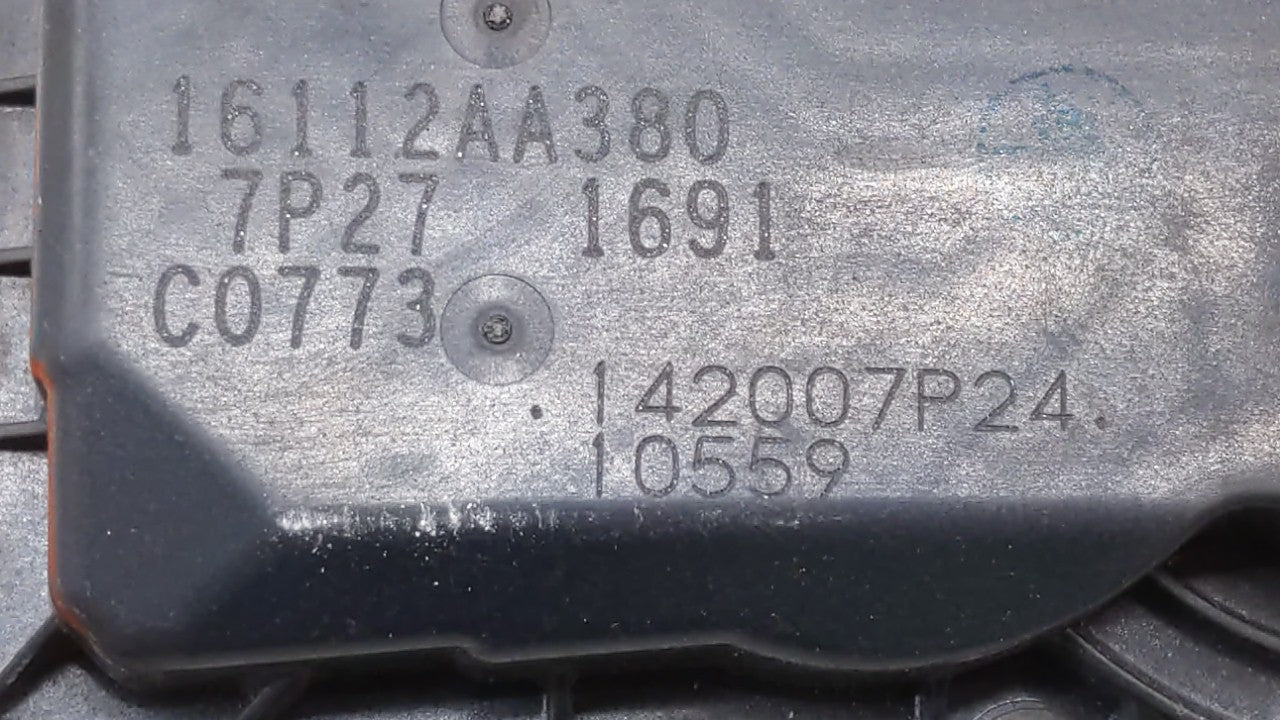 2012-2016 Subaru Impreza Throttle Body P/N:16112AA380 Fits Fits 2011 2012 2013 2014 2015 2016 2017 OEM Used Auto Parts - Oem