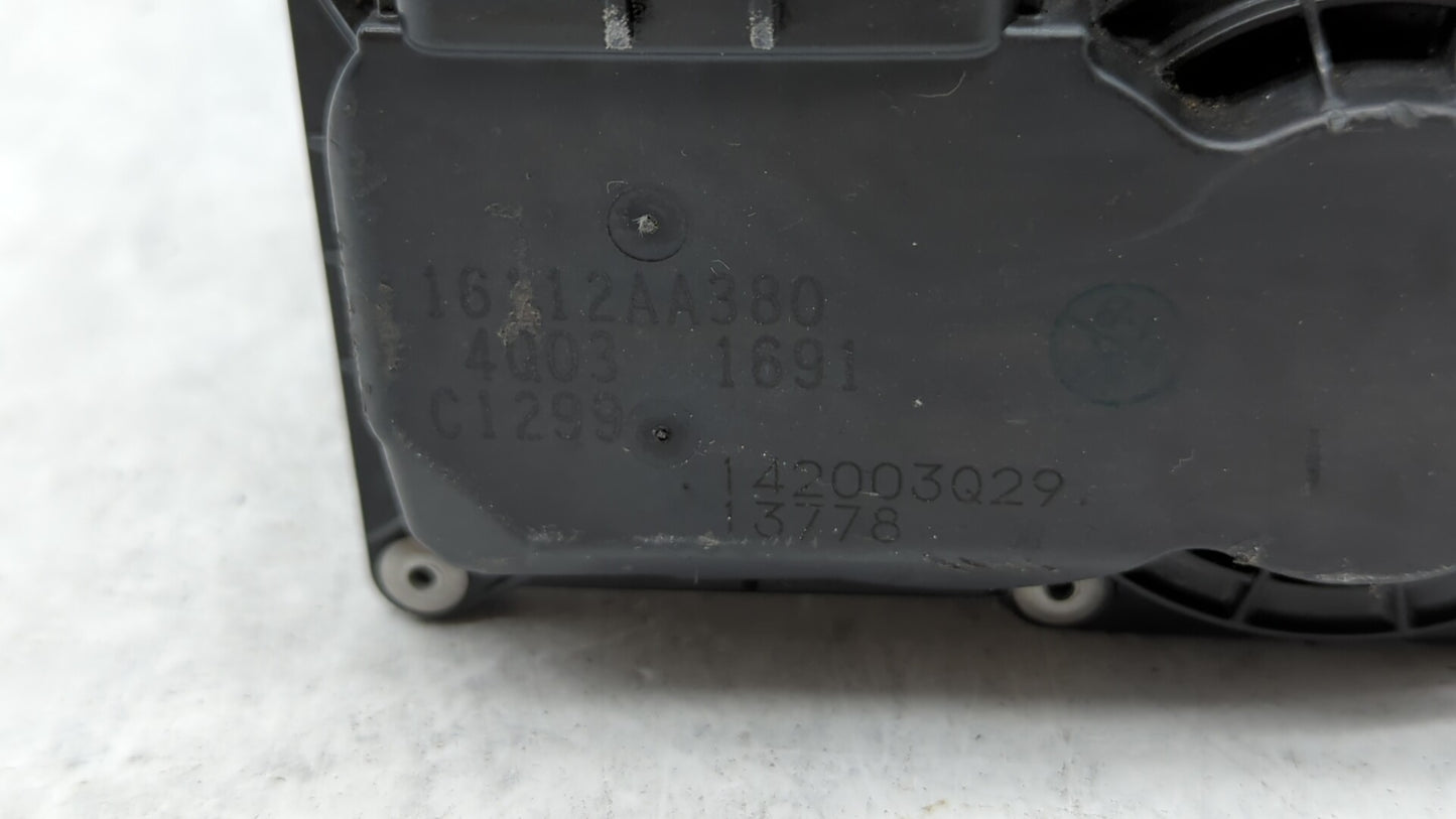 2012-2016 Subaru Impreza Throttle Body P/N:16112AA380 Fits Fits 2011 2012 2013 2014 2015 2016 2017 OEM Used Auto Parts - Oem