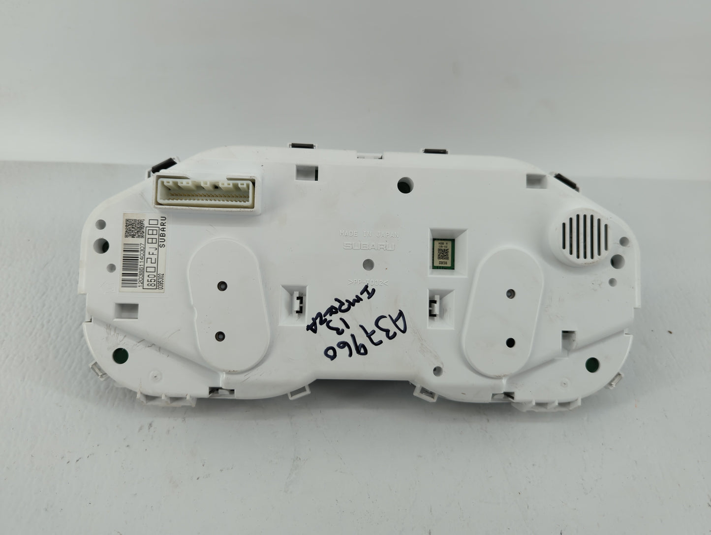 2013 Subaru Impreza Instrument Cluster Speedometer Gauges P/N:85012FJ510 85002FJ880 Fits OEM Used Auto Parts - Oemusedautopa