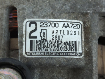 2012-2014 Subaru Impreza Alternator Replacement Generator Charging Assembly Engine OEM P/N:23700 AA720 Fits OEM Used Auto Parts