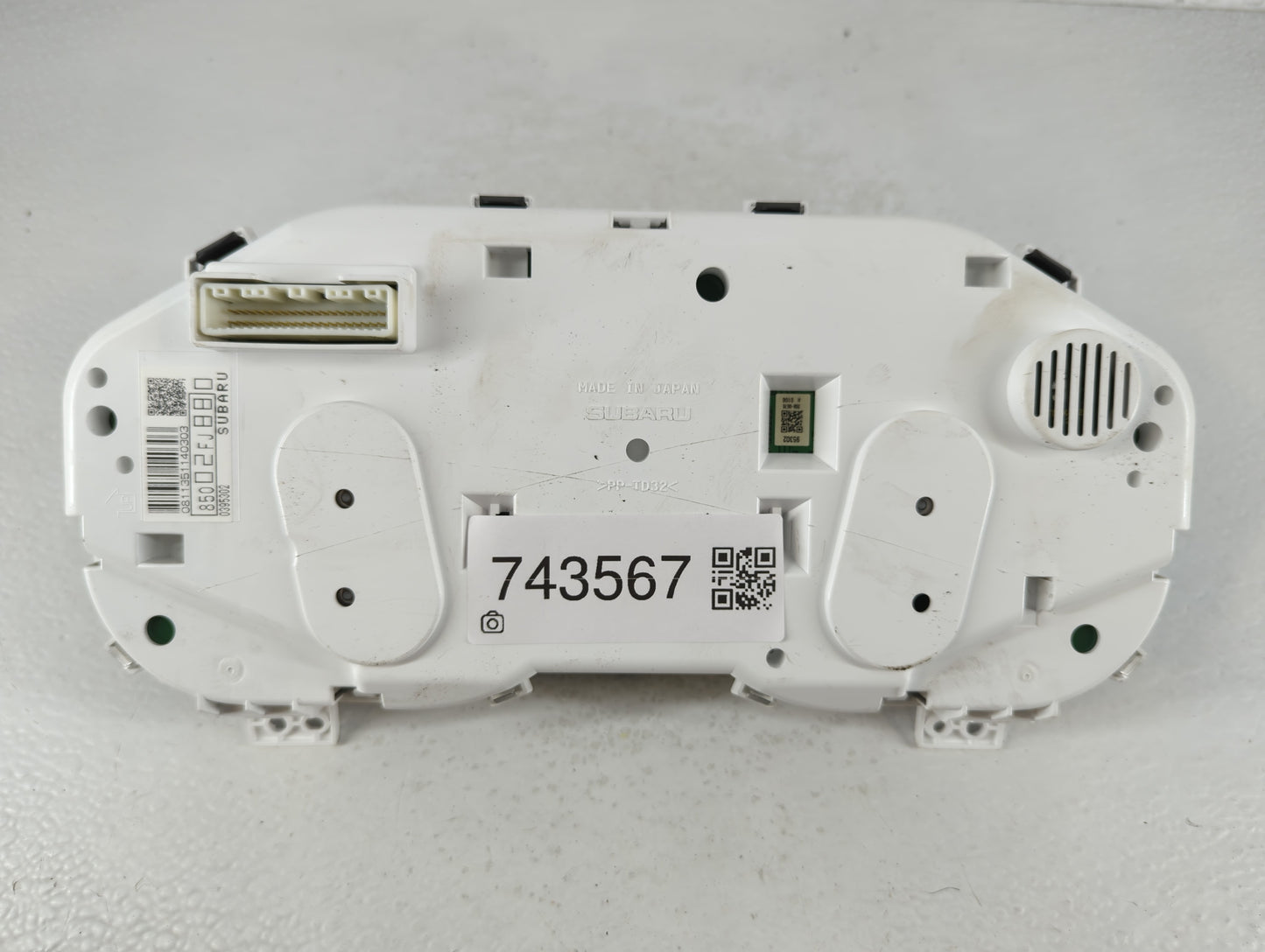 2013 Subaru Impreza Instrument Cluster Speedometer Gauges P/N:0395302 85002FJ880 Fits OEM Used Auto Parts - Oemusedautoparts