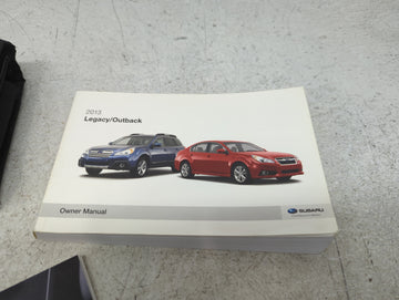 2013 Subaru Legacy Owners Manual Book Guide P/N:A2490BE-B OEM Used Auto Parts