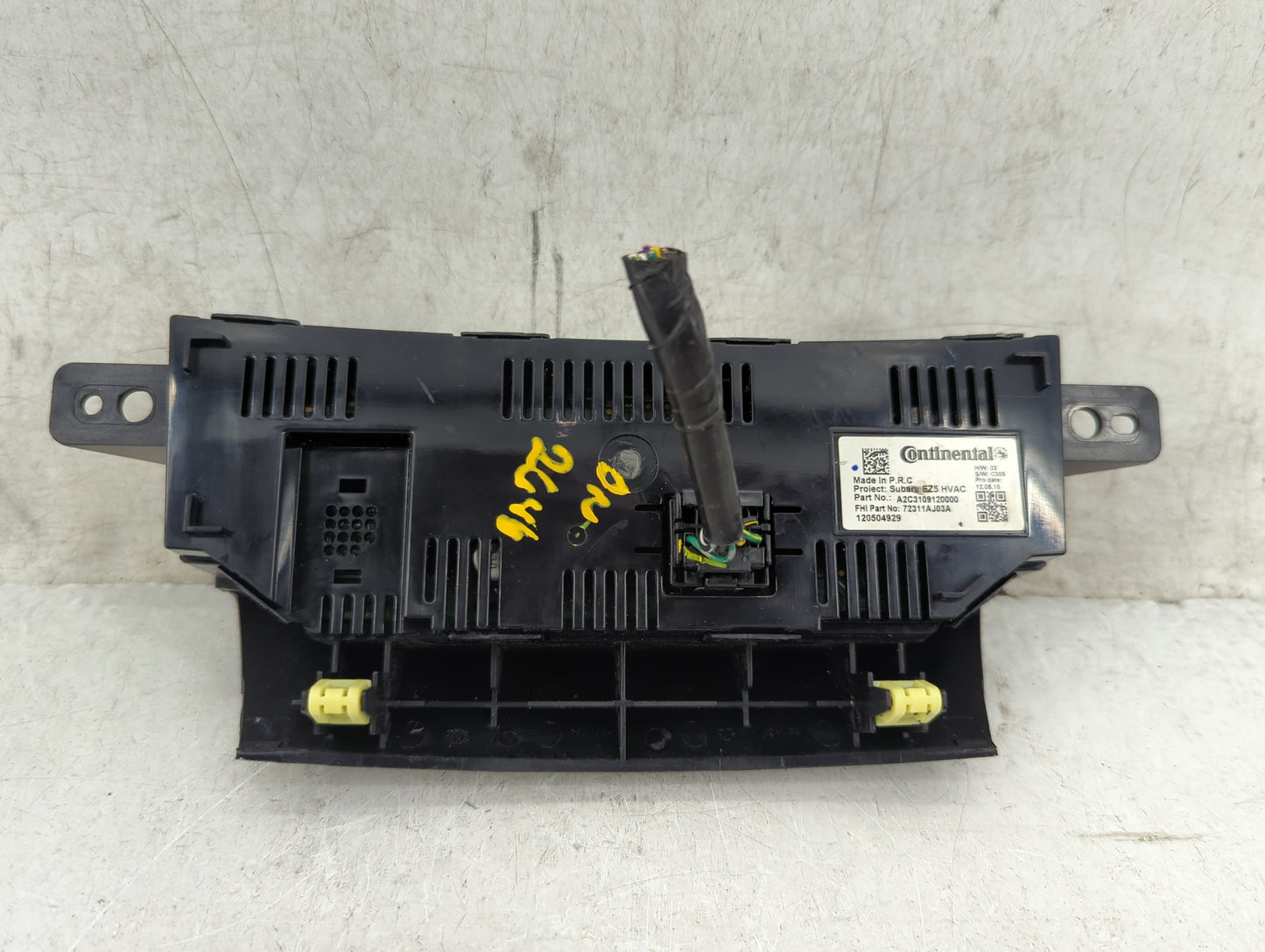 2010-2014 Subaru Legacy Climate Control Module Temperature AC/Heater Replacement P/N:A2C3109120000 Fits OEM Used Auto Parts