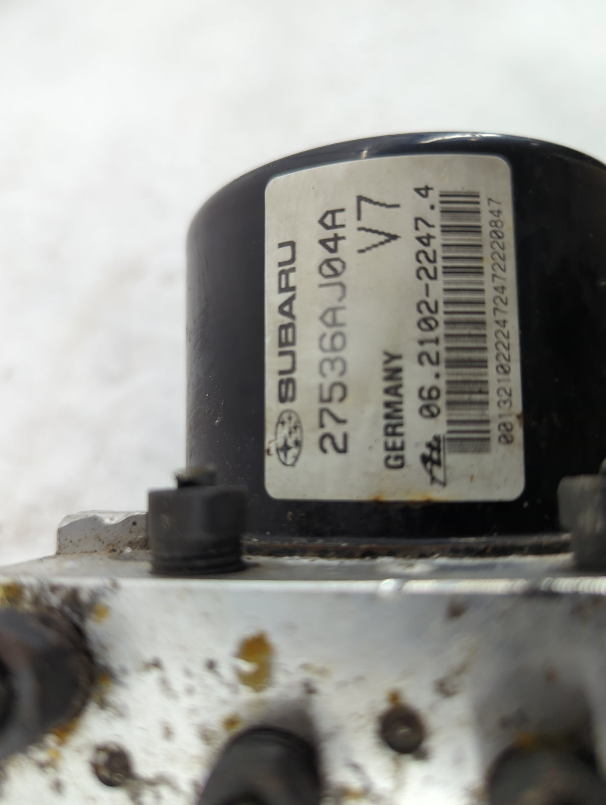 2013-2014 Subaru Legacy Anti-Lock Brake ABS Pump Module Actuator OEM P/N:27536AJ04A 06.2102-2247.4 Fits Fits 2013 2014 OEM U
