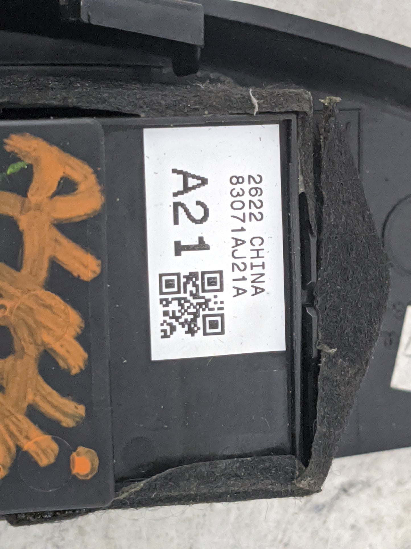 2013-2014 Subaru Legacy Master Power Window Switch Replacement Driver Side Left P/N:83071AJ21A Fits Fits 2013 2014 OEM Used