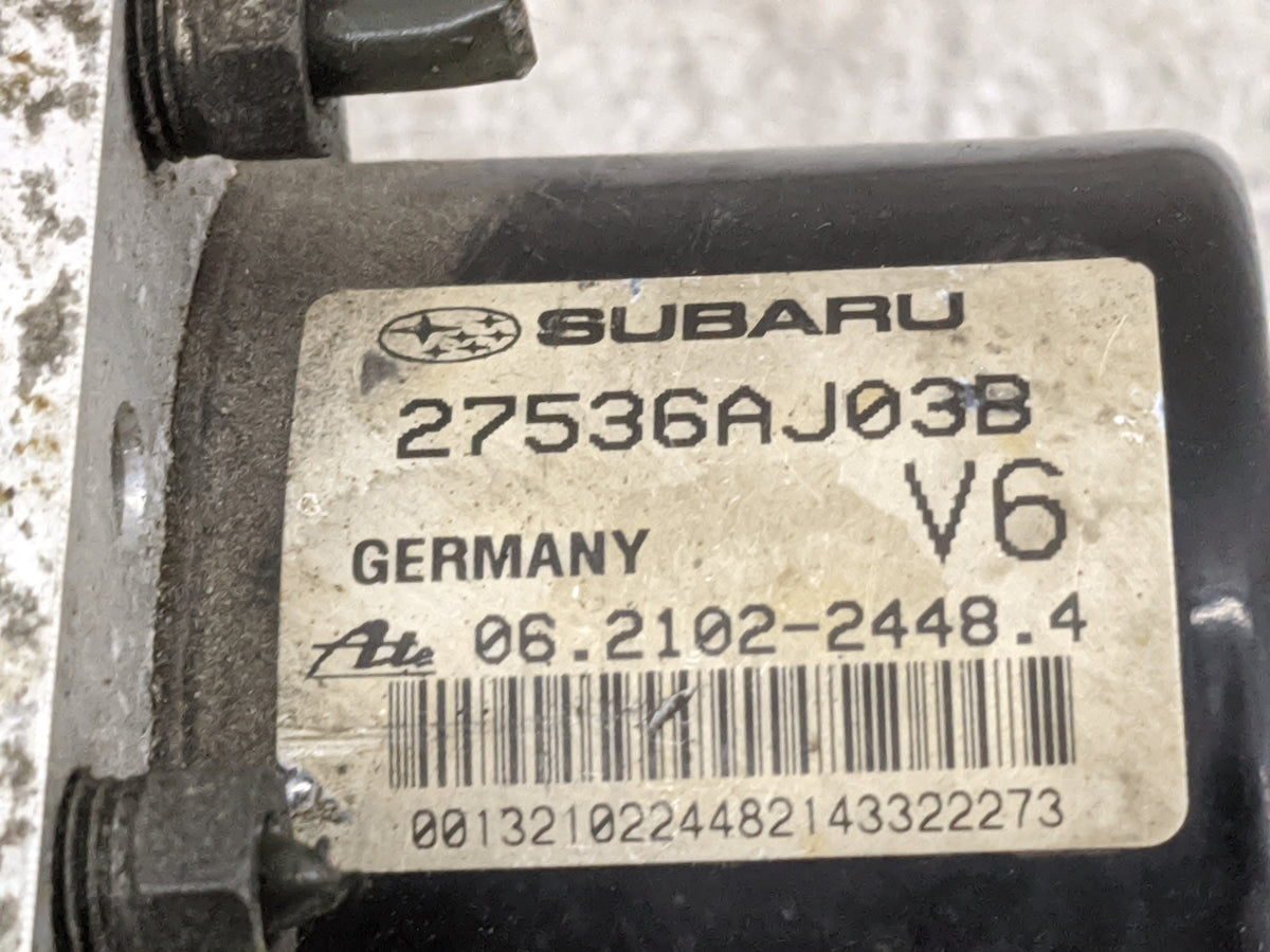 2013-2014 Subaru Legacy Anti-Lock Brake ABS Pump Module Actuator OEM P/N:27536AJ03B 06.2102-2448.4 Fits Fits 2013 2014 OEM U