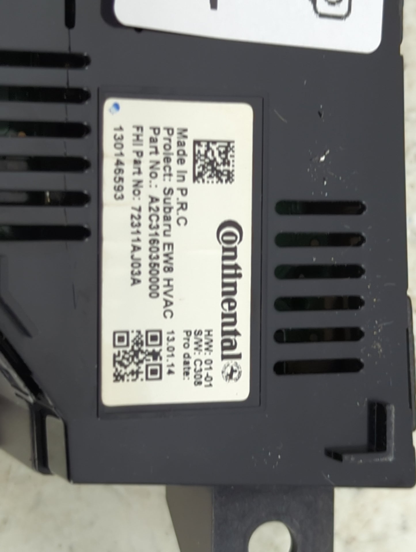 2010-2014 Subaru Legacy Climate Control Module Temperature AC/Heater Replacement P/N:A2C3160350000 72311AJ03A Fits OEM Used