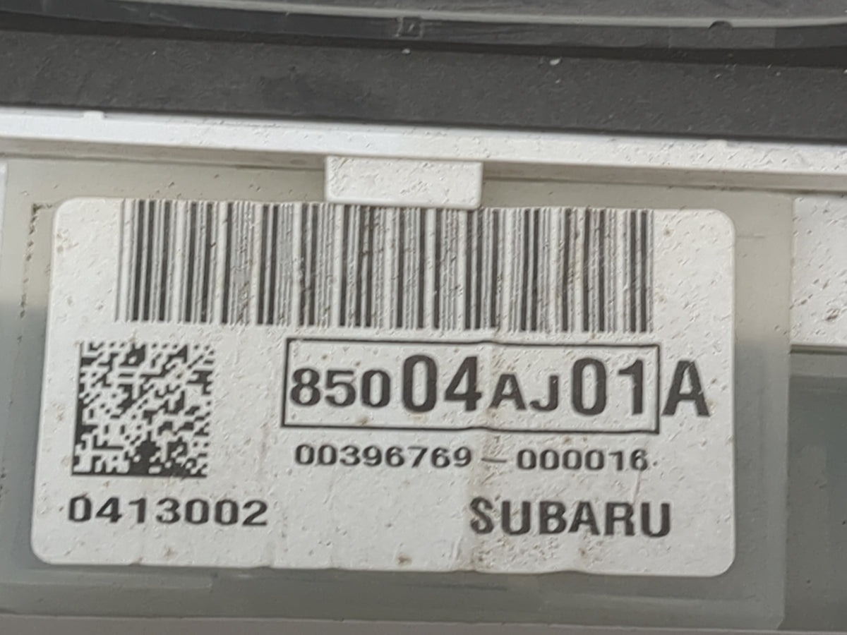 2013-2014 Subaru Legacy Instrument Cluster Speedometer Gauges P/N:85004AJ01A Miles: Fits Fits 2013 2014 OEM Used Auto Parts
