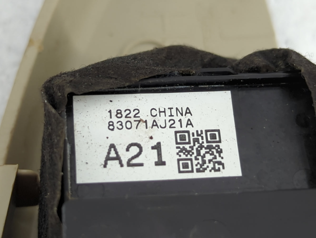 2013-2014 Subaru Legacy Master Power Window Switch Replacement Driver Side Left P/N:83071AJ21A Fits Fits 2013 2014 OEM Used