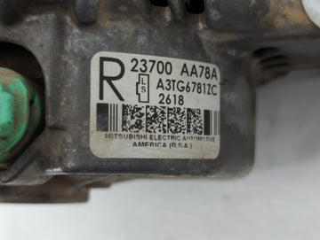 2013-2014 Subaru Legacy Alternator Replacement Generator Charging Assembly Engine OEM P/N:23700 AA78A Fits Fits 2013 2014 OEM Used Auto Parts