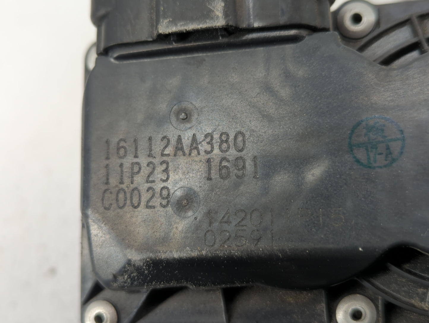 2013-2015 Subaru Xv Throttle Body P/N:16112AA380 Fits Fits 2011 2012 2013 2014 2015 2016 2017 2018 OEM Used Auto Parts - Oem