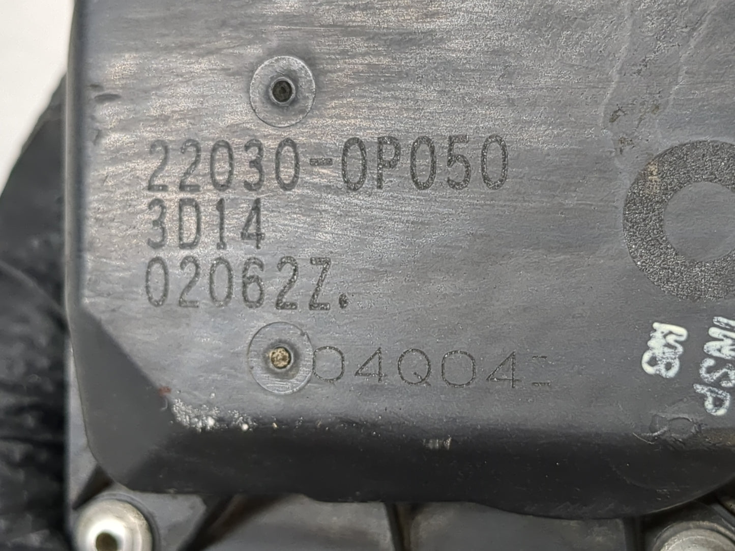 2007-2017 Toyota Camry Throttle Body P/N:22030-0P050 Fits OEM Used Auto Parts - Oemusedautoparts1.com
