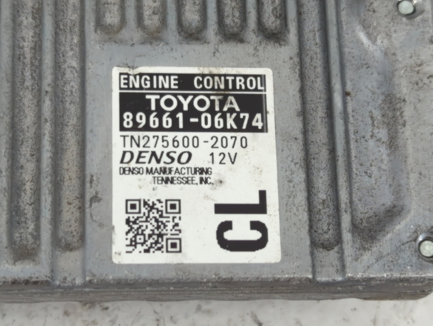 2012-2014 Toyota Camry PCM Engine Control Computer ECU ECM PCU OEM P/N:89661-06K74 Fits Fits 2012 2013 2014 OEM Used Auto Pa