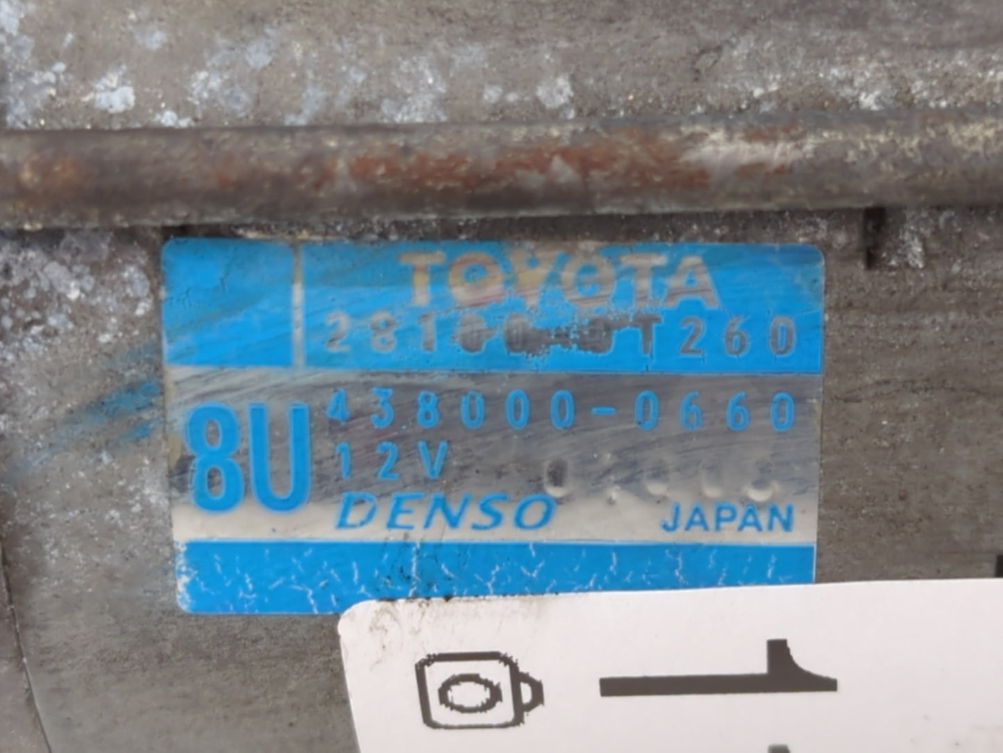 2009-2016 Toyota Corolla Car Starter Motor Solenoid OEM P/N:28100-0T260 28100-0T340 Fits OEM Used Auto Parts - Oemusedautopa