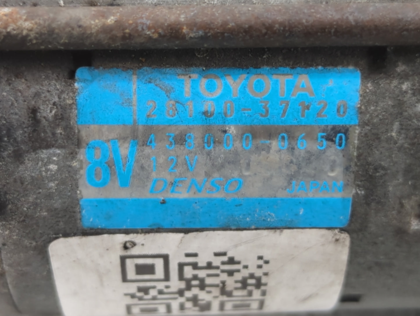 2009-2016 Toyota Corolla Car Starter Motor Solenoid OEM P/N:28100-37120 Fits Fits 2009 2010 2011 2012 2013 2014 2015 2016 OE