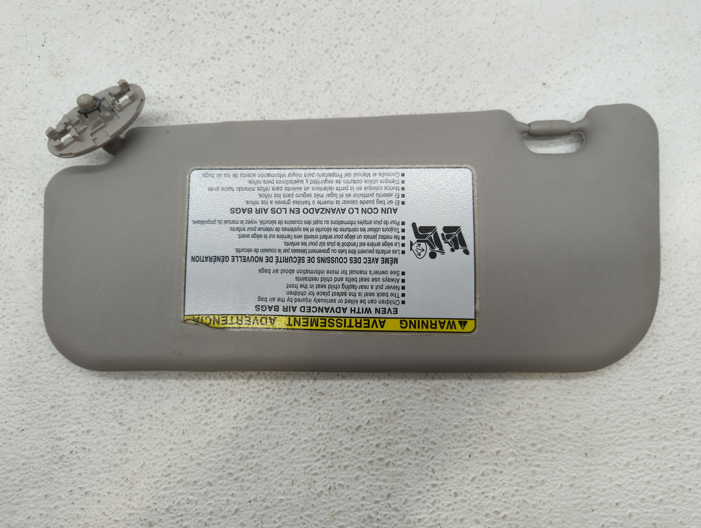 2009-2013 Toyota Corolla Sun Visor Shade Replacement Passenger Right Mirror Fits Fits 2009 2010 2011 2012 2013 OEM Used Auto