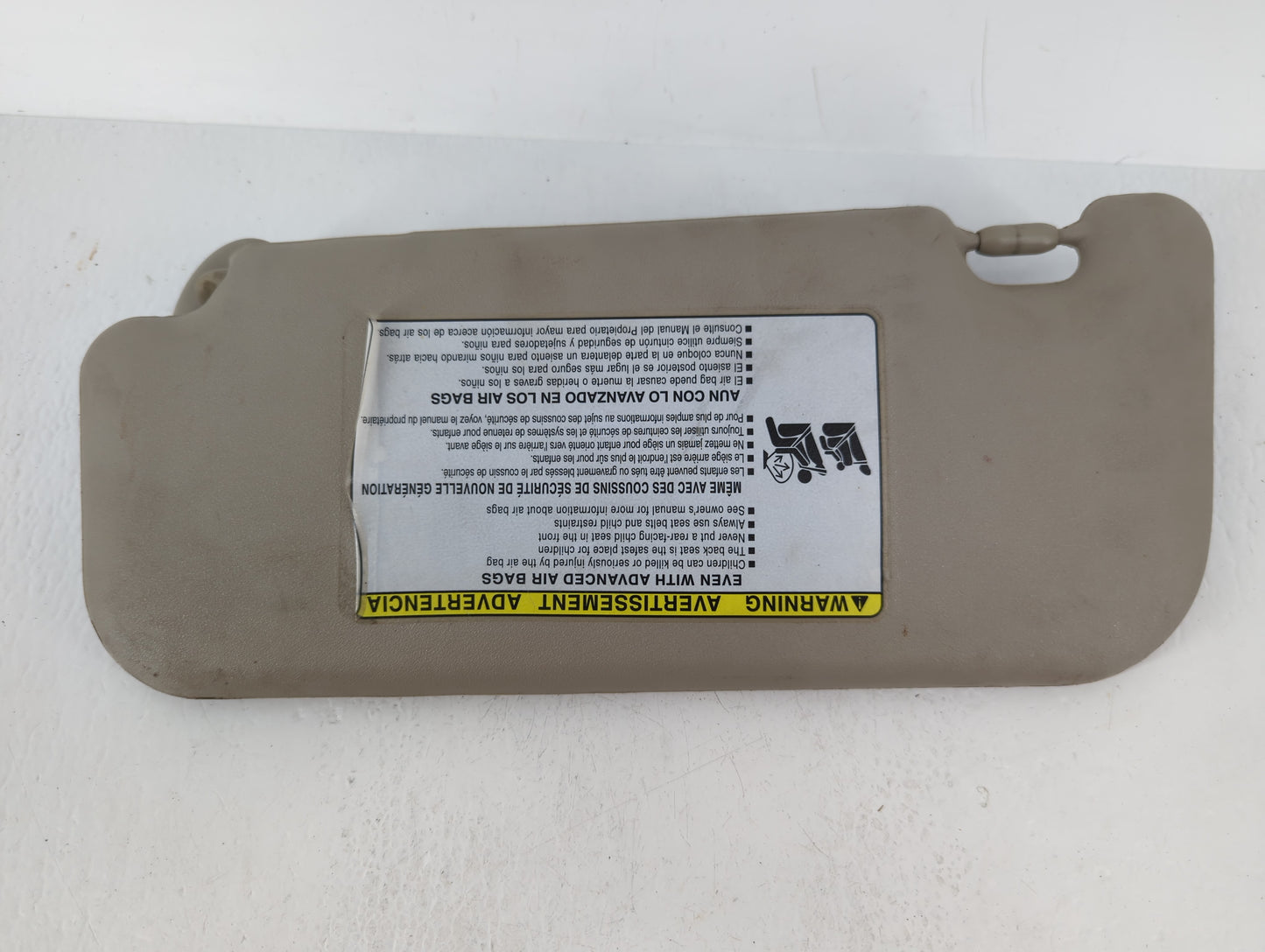 2009-2013 Toyota Corolla Sun Visor Shade Replacement Passenger Right Mirror Fits Fits 2009 2010 2011 2012 2013 OEM Used Auto